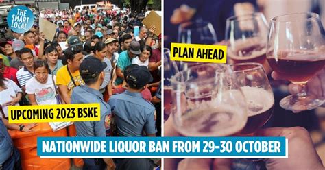 liquor ban 2023|Liquor ban in line with BSKE in Central Luzon set .